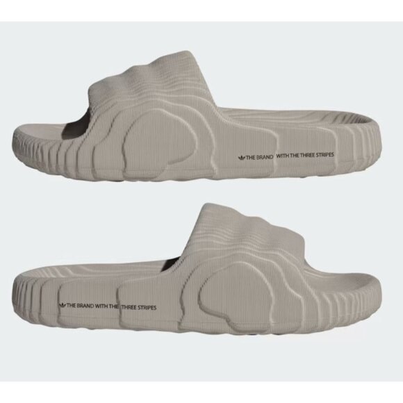 NEW Adidas Adilette 22 Slides HQ4670 Size 11 Light Brown main image 5